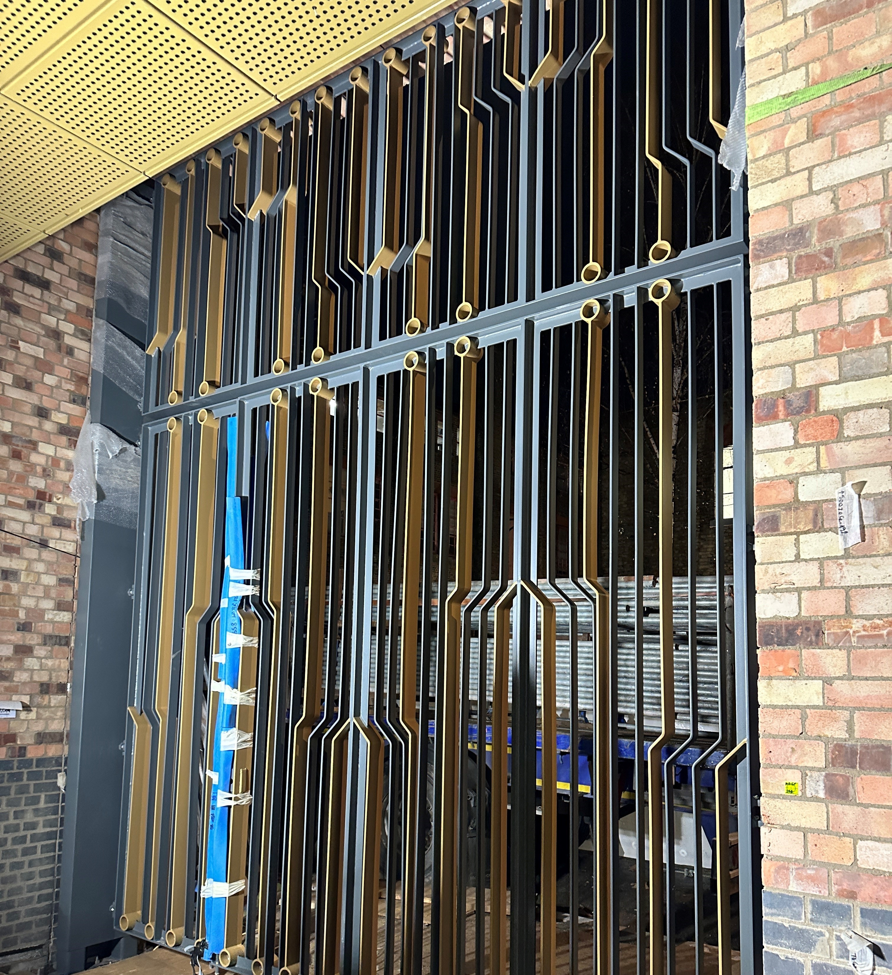 Architectural handrail install