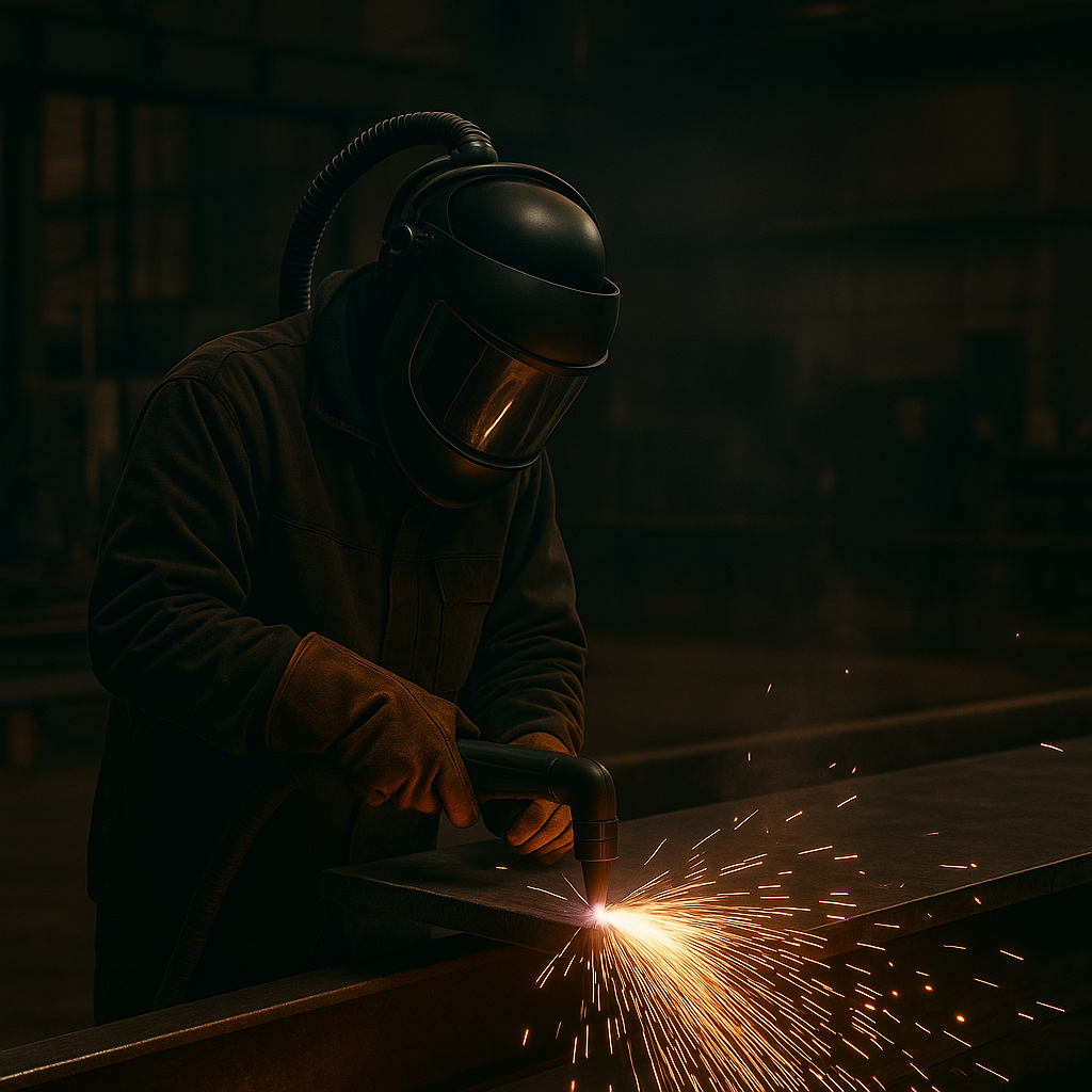 On-site plasma cutting